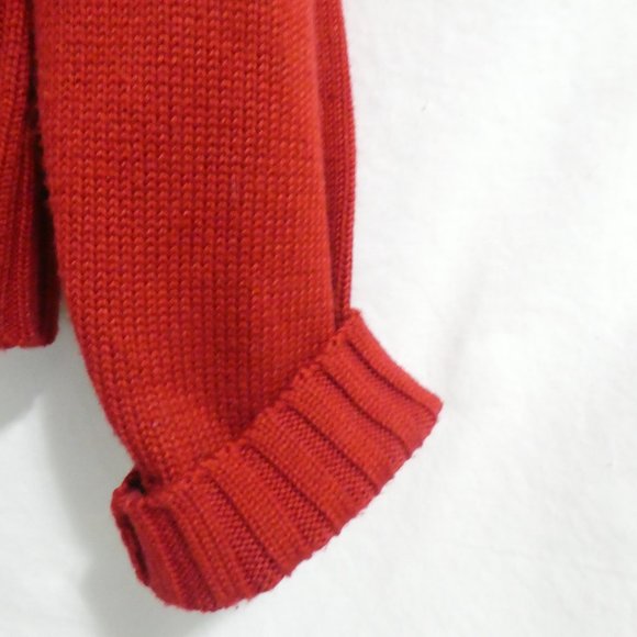 NEW YORK & COMPANY | xl extra large | Red Classic Zip-Up Cardigan | 100% Cotton - Picture 9 of 16